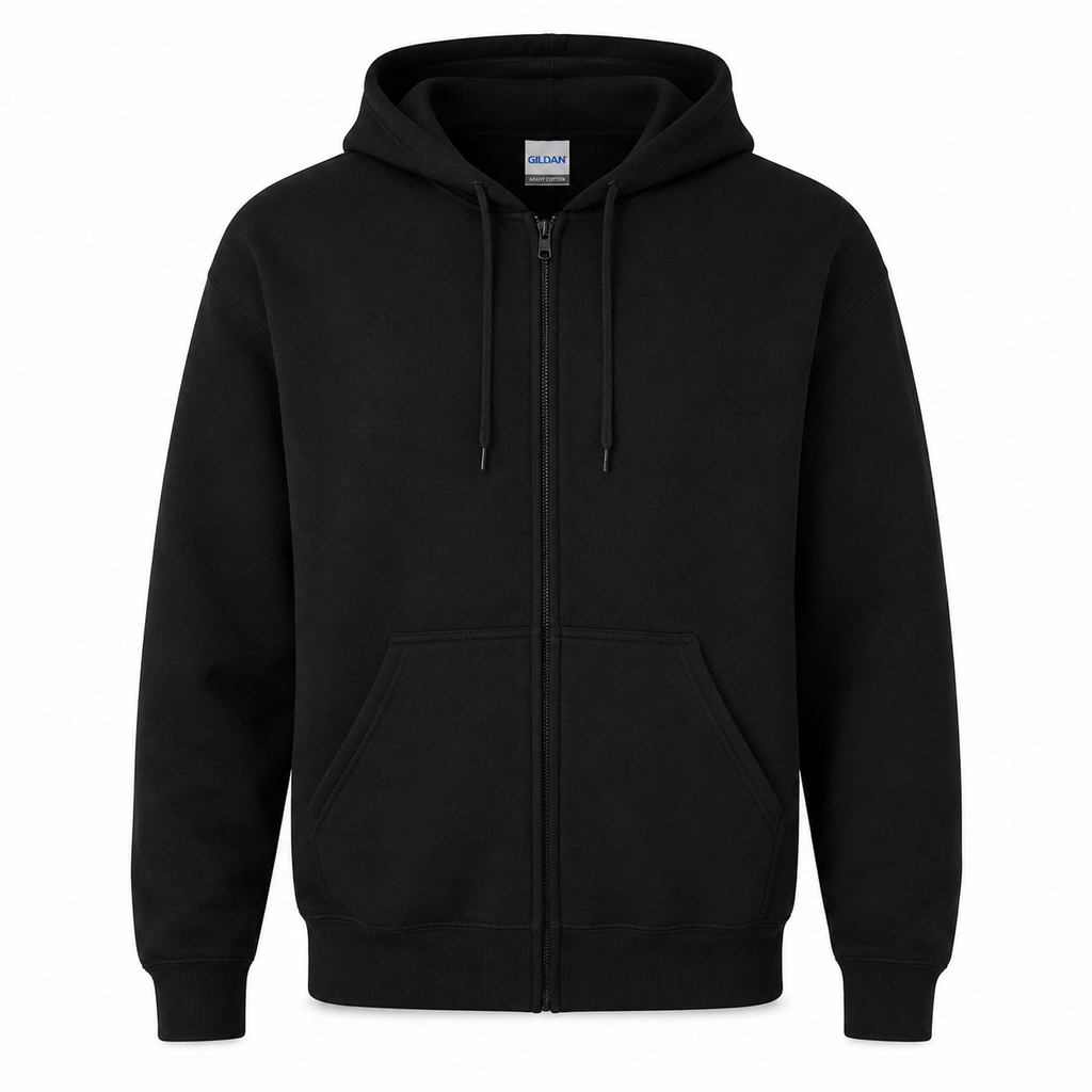 CVS Full Zip Hoodie- BLACK Only