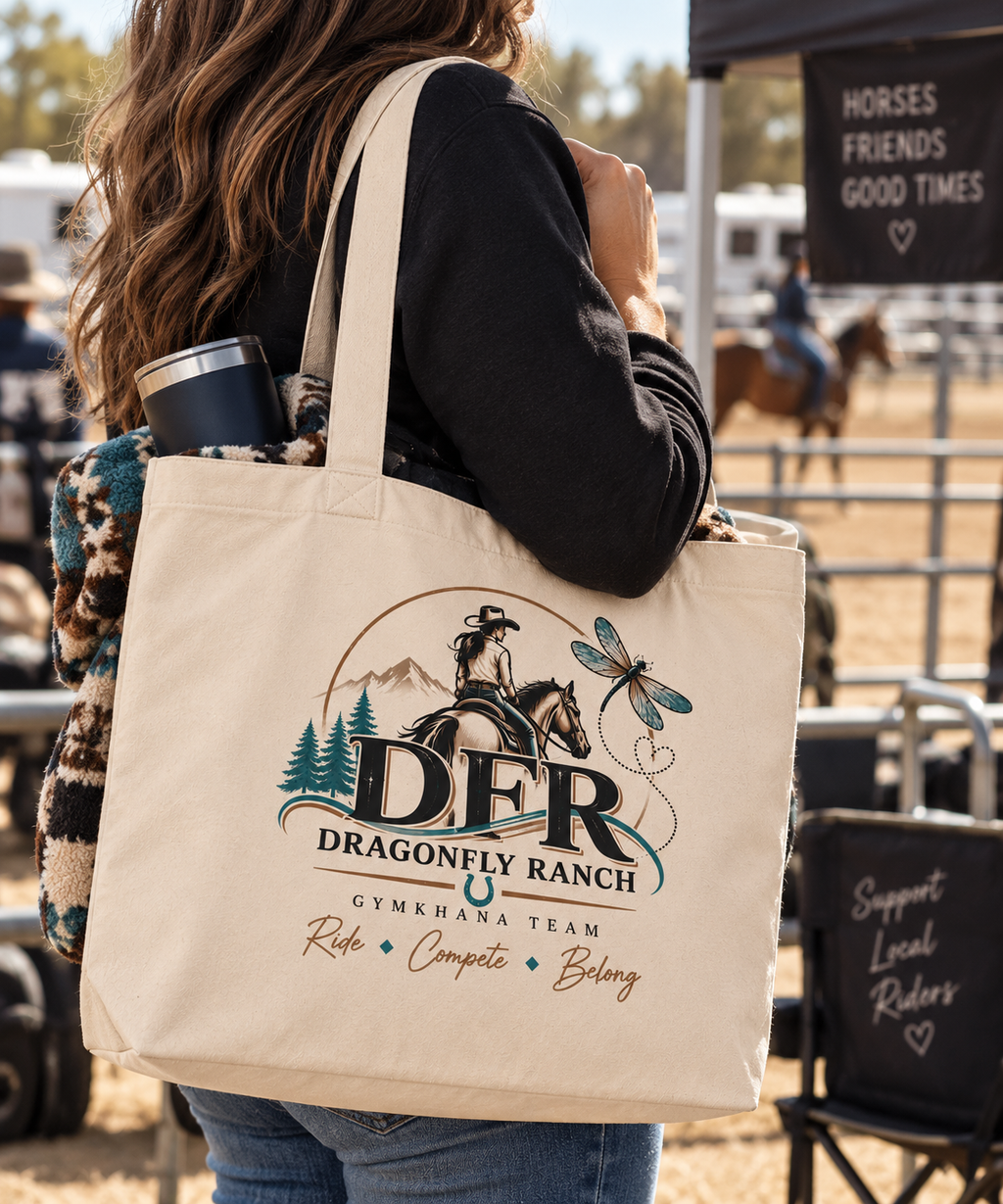 DFR Large Tote Bag- Natural