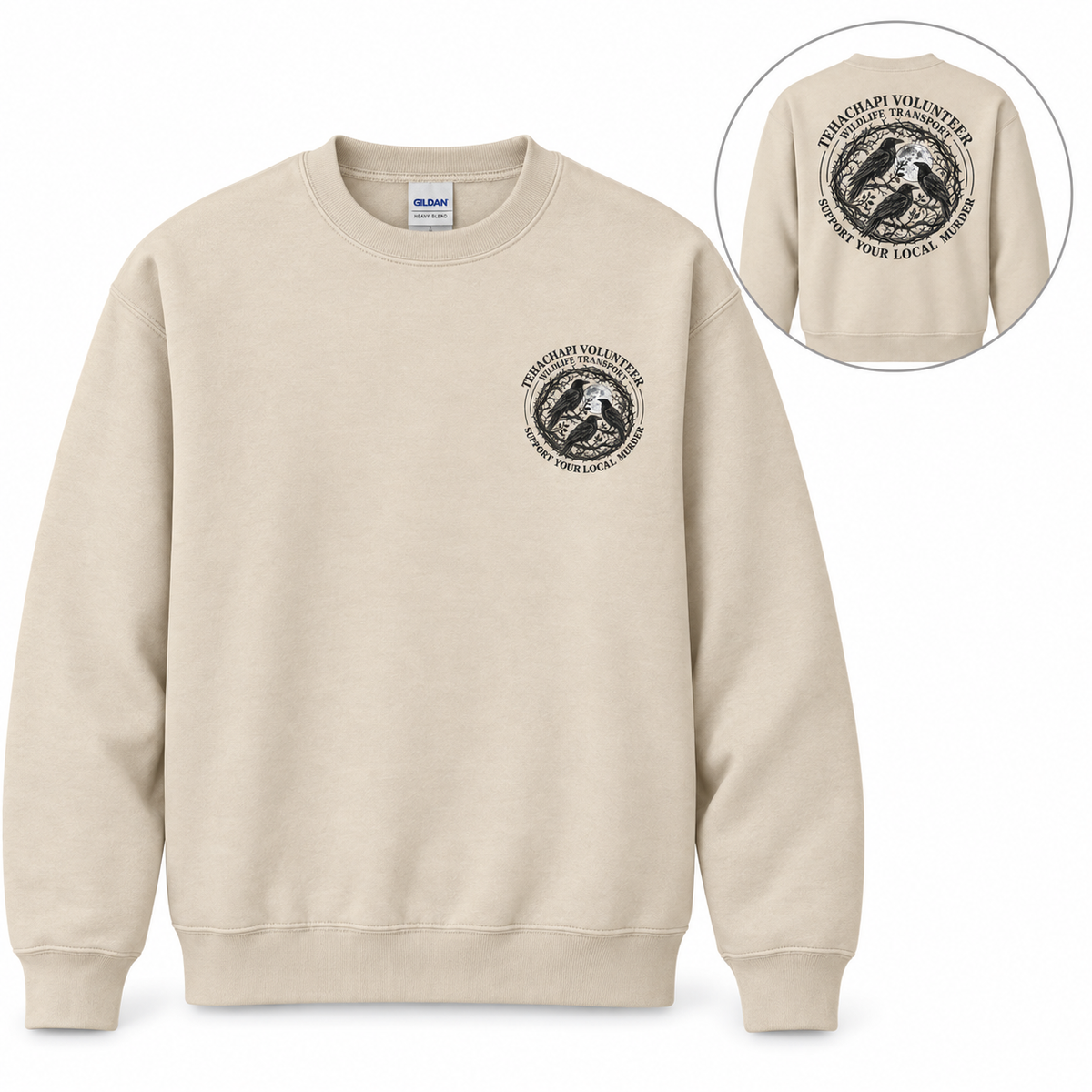 TVWT Fall Feature - 3 Crows Sand Crewneck