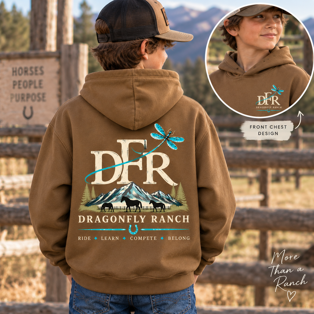 DFR Hoodie Sweatshirt - Black