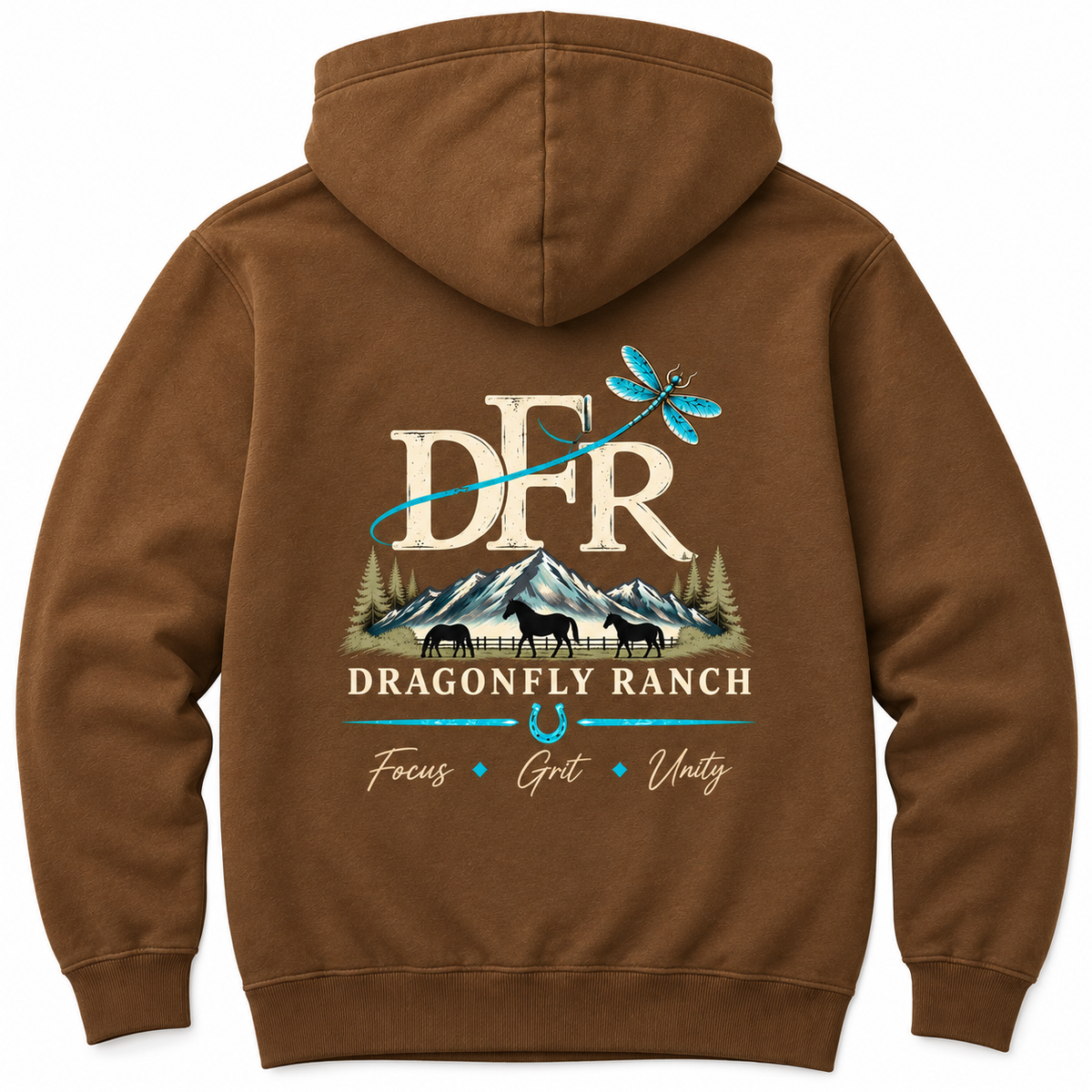 DFR Hoodie Sweatshirt - Black