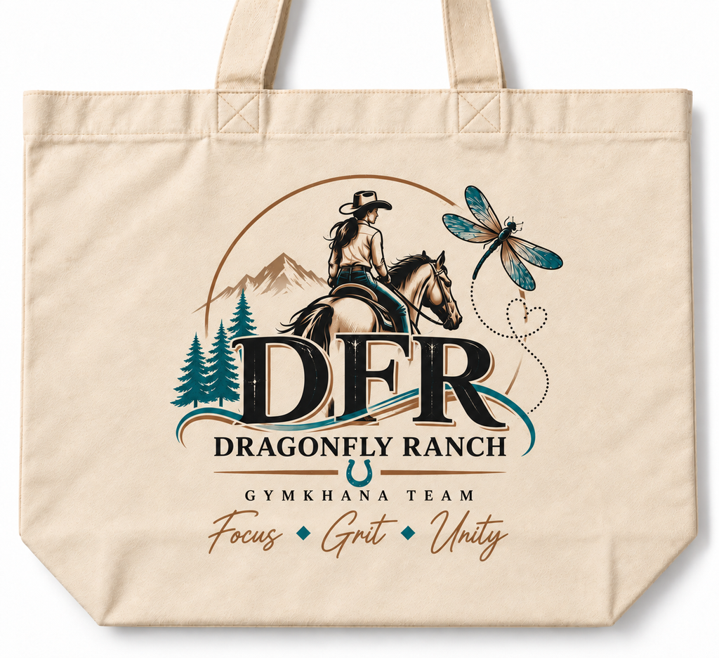 DFR Large Tote Bag- Natural