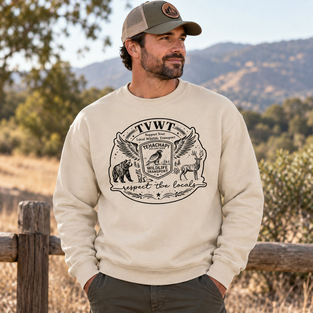 Wings Crewneck Sweatshirt - Sand
