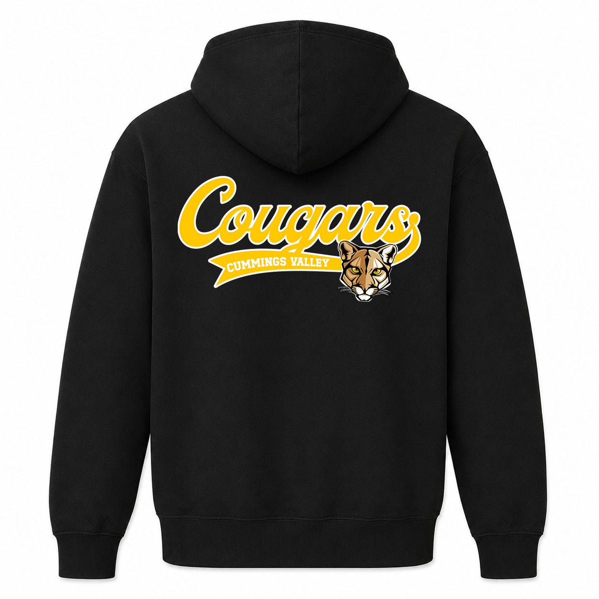 CVS Full Zip Hoodie- BLACK Only