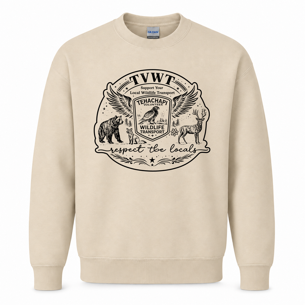 Wings Crewneck Sweatshirt - Sand